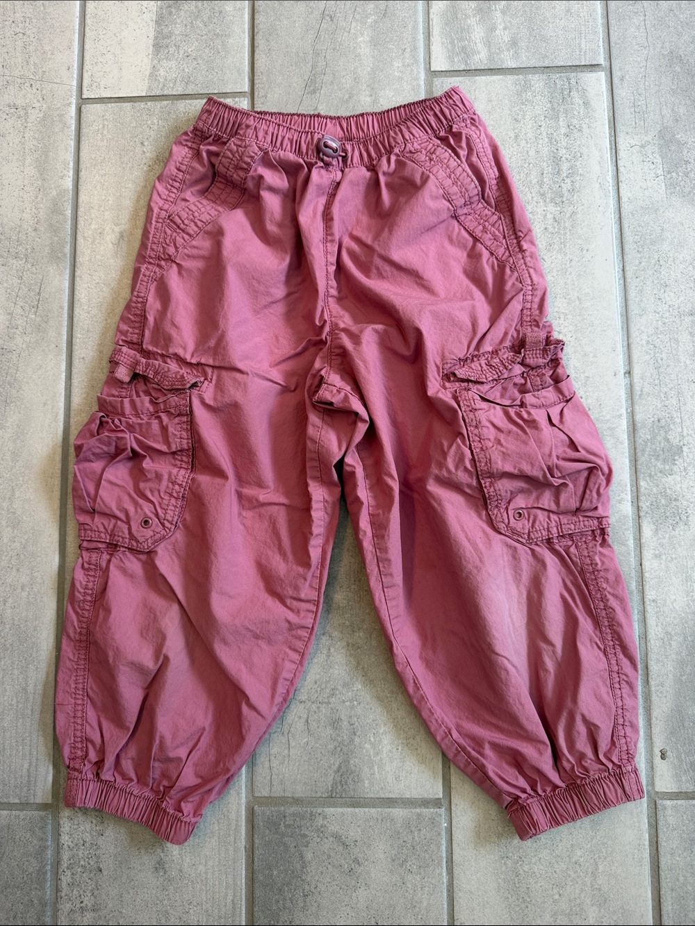Girls NEXT Pink Cargo Joggers Size 5